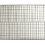 Raymond 100% Premium (Giza) Cotton Checkered White (Ivory) colour Unstitched Shirt Fabric - 1.60 mts / VV2236