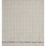 Raymond 100% Premium (Giza) Cotton Checkered Orange (Salmon) colour Unstitched Shirt Fabric - 1.60 mts / VV2243