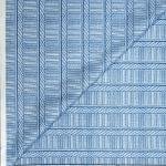 Siyaram's Festive Ceremony Collection Vertical Striped Pattern with "HEMP" blended Blue (Azure) colour Unstitched Shirt Fabric - 1.6 Mts / VV2252