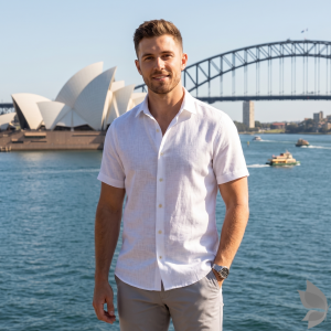 Siyaram's Presents 100% Pure Royal Linen with Italian Fashion and LA Fusion Linen White Coloured Unstitched Shirt fabric - 1.60 Mts / VV2264