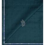 Siyaram's 100% Superfine Cotton with Jacquard weave Solid Pattern Jade (Dark Green) colour Unstitched Shirt Fabric of 1.60 Mts / VV2356C