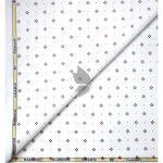 Siyaram's Bamboo Blended with Anti Bacterial benefits Printed pattern White Colour Unstitched Shirt Fabric of 1.6 Mts / VV2371L