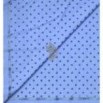 Siyaram's Bamboo Blended with Anti Bacterial benefits Printed pattern Blue Colour Unstitched Shirt Fabric of 1.6 Mts / VV2371O