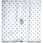 Raymond 100% Egyptian Giza Cotton (Premium Cotton) White Printed Pattern Unstitched Shirt Fabric of 1.60 mts / VV2388B