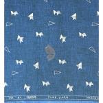 Raymond 100% Pure Linen Royal Blue color Printed Unstitched Shirt Fabric of 1.6 meters / VV2389B