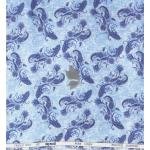 Raymond 100% Pure Linen Blue color Printed Unstitched Shirt Fabric of 1.6 meters / VV2389F