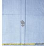 J.Hampstead Moretti Premium Egyptian Collection with 100% Giza Cotton Blue Jacquard Pattern Unstitched Shirt Fabric of 1.6 mts / VV2390B