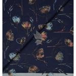 J.Hampstead 100% Pure Giza Cotton Blended Printed pattern Navy Blue colour Unstitched Shirt Fabric of 1.6 meters / VV2392AN