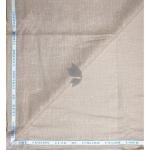 J.Hampstead Moretti 100% Pure Linen Fabric from "The Luxury Club of Italian Fusion Linen" with Brown (Tan) Colour Plain Pattern Unstitched Shirt Fabric of 1.6 mts / VV2408