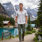 J.Hampstead Moretti 100% Pure Linen Fabric from "The Luxury Club of Italian Fusion Linen" with Light Blue (Aqua) Colour Plain Pattern Unstitched Shirt Fabric of 1.6 mts / VV2411