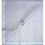 J.Hampstead Moretti 100% Pure Linen Fabric from "The Luxury Club of Italian Fusion Linen" with Grey Colour Plain Pattern Unstitched Shirt Fabric of 1.6 mts / VV2414