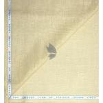 J.Hampstead Moretti 100% Pure Linen Fabric from "The Luxury Club of Italian Fusion Linen" with Gold (Amber) Colour Plain Pattern Unstitched Shirt Fabric of 1.6 mts / VV2418