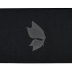 J.Hampstead Moretti 100% Pure Linen Fabric from "The Luxury Club of Italian Fusion Linen" with Black Colour Plain Pattern Unstitched Shirt Fabric of 1.6 mts / VV2423