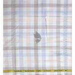 J.Hampstead Moretti Premium Egyptian Collection with 100% Giza Cotton Multicolour Checkered Pattern Unstitched Shirt Fabric of 1.6 mts / VV2427