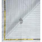 J.Hampstead Moretti Premium Egyptian Collection with 100% Giza Cotton Green Colour Striped Pattern Unstitched Shirt Fabric of 1.6 mts - Made In Italy / VV2429