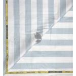 J.Hampstead Moretti Premium Egyptian Collection with 100% Giza Cotton Light Green (Celadon) Colour Striped Pattern Unstitched Shirt Fabric of 1.6 mts - Made In Italy / VV2433
