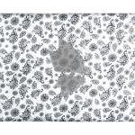 Siyaram's European Print Collection with 100% Superfine Giza Cotton White Colour Unstitched Shirt Fabric of 1.6 Mts / VV2438