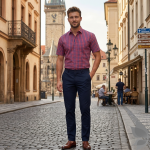 Siyaram's 100% Superfine Cotton Multicolour with Checkered Pattern Unstitched Shirt Fabric of 1.6 Mts / VV2464