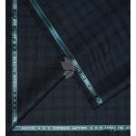 Raymond Australian Merino Wool blended Checkered pattern and Fabric for all  Seasons Wear Green Colour Unstitched Suit Fabric of 3.5 Mts / VV2468