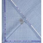 Raymond 51% Australian Merino Wool Rich blended Solid Pattern Blue Coloured Stretchable Unstitched Suit Fabric of 3.25 Mts / VV2481