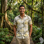 Siyaram's Royale Linen 100% Linen with 60 Lea count Digital Printed Multicolour Unstitched Shirt Fabric of 1.6 Meters / VV2503