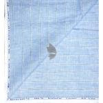Siyaram's 100% Pure Linen 60 Lea Striped Blue colour Unstitched Shirt Fabric of 1.60 mts / VV2511