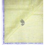 Siyaram's 100% Pure Linen 60 Lea Striped Green colour Unstitched Shirt Fabric of 1.60 mts / VV2513