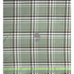 J.Hampstead Moretti Premium Egyptian Collection with 100% Giza Cotton Green (Emerald) Colour Checkered Pattern Unstitched Shirt Fabric of 1.6 mts - Made In Italy / VV2531