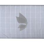 J.Hampstead Moretti Premium Egyptian Collection with 100% Giza Cotton Grey Colour Checkered Pattern Unstitched Shirt Fabric of 1.6 mts - Made In Italy / VV2532