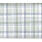 J.Hampstead Moretti Premium Collection with 100% Giza Cotton Green colour Checkered Pattern Unstitched Shirt Fabric of 1.6 mts - Made In Italy / VV2546