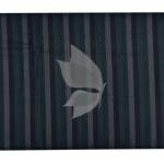 J.Hampstead Moretti Premium Egyptian Collection with 100% Giza Cotton Green Colour Striped Pattern Unstitched Shirt Fabric of 1.6 mts - Made In Italy / VV2549