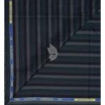 J.Hampstead Moretti Premium Egyptian Collection with 100% Giza Cotton Green Colour Striped Pattern Unstitched Shirt Fabric of 1.6 mts - Made In Italy / VV2549