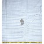 J.Hampstead Moretti Premium Egyptian Collection with 100% Giza Cotton Light Blue (Baby Blue) Colour Striped Pattern Unstitched Shirt Fabric of 1.6 mts - Made In Italy / VV2553