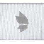 J.Hampstead Moretti Premium Egyptian Collection with 100% Giza Cotton Grey Colour Striped Pattern Unstitched Shirt Fabric of 1.6 mts - Made In Italy / VV2554