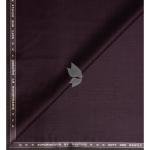 Raymond Super 100's Australian Merino Wool Soft & Gentle Fabric with Self Checkered Pattern and Brown colour Unstitched Trouser Fabric of 1.25 Meters / VV2565