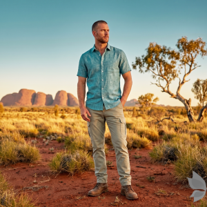 Raymond 100% Pure Linen from "FIJI" with "Double Wrap Weaving" Green (Jade) colour Plain Unstitched Shirt Fabric of 1.70 meters / VV2627