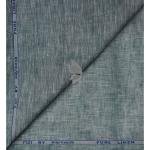 Raymond 100% Pure Linen from "FIJI" with "Double Wrap Weaving" Green (Jade) colour Plain Unstitched Shirt Fabric of 1.70 meters / VV2627