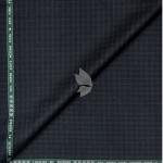 Raymond Luxurious fabrics with Super 120's Wool with 70% wool "Luxolite" Collection Dark Grey colour Checkered Unstitched Trouser Fabric of 1.25 Mts / VV2645
