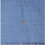 Raymond Luxurious fabrics with Super 120's Wool with 70% wool "Luxolite" Collection Blue colour Checkered Unstitched Suit Fabric of 3.5 Mts / VV2650
