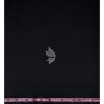 Raymond "Capezio" collection Super 70's merino wool, wool rich blend Black gabardine weave solid unstitched suit fabric of 3.5 Mts / VV2680