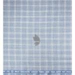 Raymond Champions Collection made from Super 90's wool ultra fit Blue checkered unstitched suit fabric of 3.5 Mts / VV2690