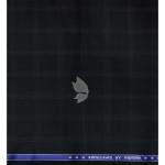 Raymond "Excellence" collection with 45% merino wool Black Checkered unstitched trouser fabric of 1.25 Mts / VV2699