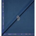 Raymond "Upmaze" collection soft fabric Australian merino wool blend Blue Jacquard unstitched trouser fabric of 1.25 Mts / VV2705