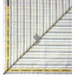 J.Hampstead Moretti Premium Egyptian Collection with 100% Giza Cotton Beige (Tan) Striped Pattern Unstitched Shirt Fabric of 1.6 mts / VV2756