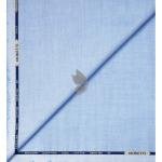 J.Hampstead Moretti Premium Egyptian Collection with 100% Giza Cotton Sky Blue Jacquard Pattern Unstitched Shirt Fabric of 1.6 mts / VV2758
