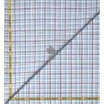 J.Hampstead Moretti Premium Egyptian Collection with 100% Giza Cotton Light Blue (Mauve) Checkered Pattern Unstitched Shirt Fabric of 1.6 mts / VV2768