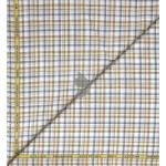 J.Hampstead Moretti Premium Egyptian Collection with 100% Giza Cotton Multicolor Checkered Pattern Unstitched Shirt Fabric of 1.6 mts / VV2771