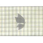 J.Hampstead Moretti Premium Egyptian Collection with 100% Giza Cotton Cream (White) Checkered Pattern Unstitched Shirt Fabric of 1.6 mts / VV2772