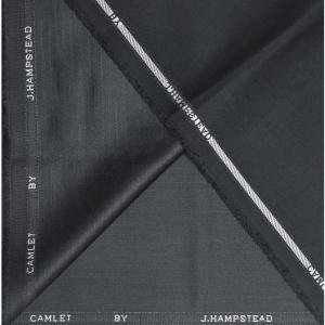 J.HAMPSTEAD BLACK COLOURED TERRON RAYON UNSTITCHED TROUSER FABRIC - 1.25 METRES / VV4111