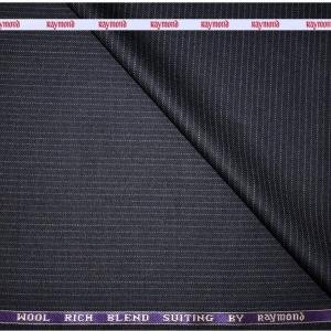 Raymond 60 % Merino  Wool Grey Unstitched Suit Fabric -3.0 metres - 4321 / VV4154